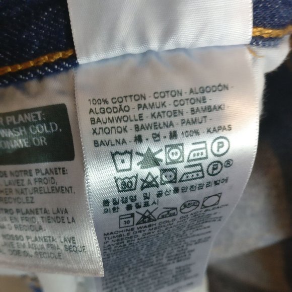 Levi's 501 Premium Button Fly HighRise Original Fit Straight Leg Jean 28w/Measur - Picture 16 of 16